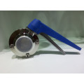 Sanitary Stainless Steel Clamped Butterfly Valve with Plastic Handle